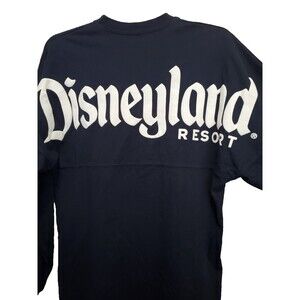 Disney Parks Disneyland Resort Spirit Jersey Blue Cotton Crew Neck Size XS